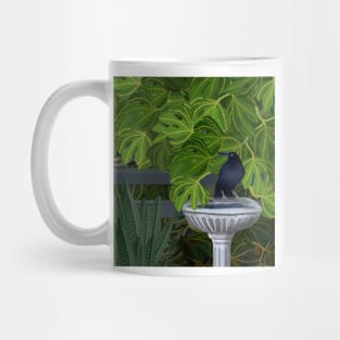 Currawong Bird Bath Fig Tree 2 Mug